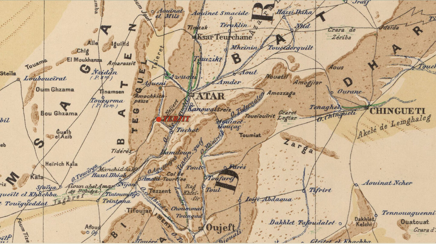 Terjit-Map-Adrar-Region